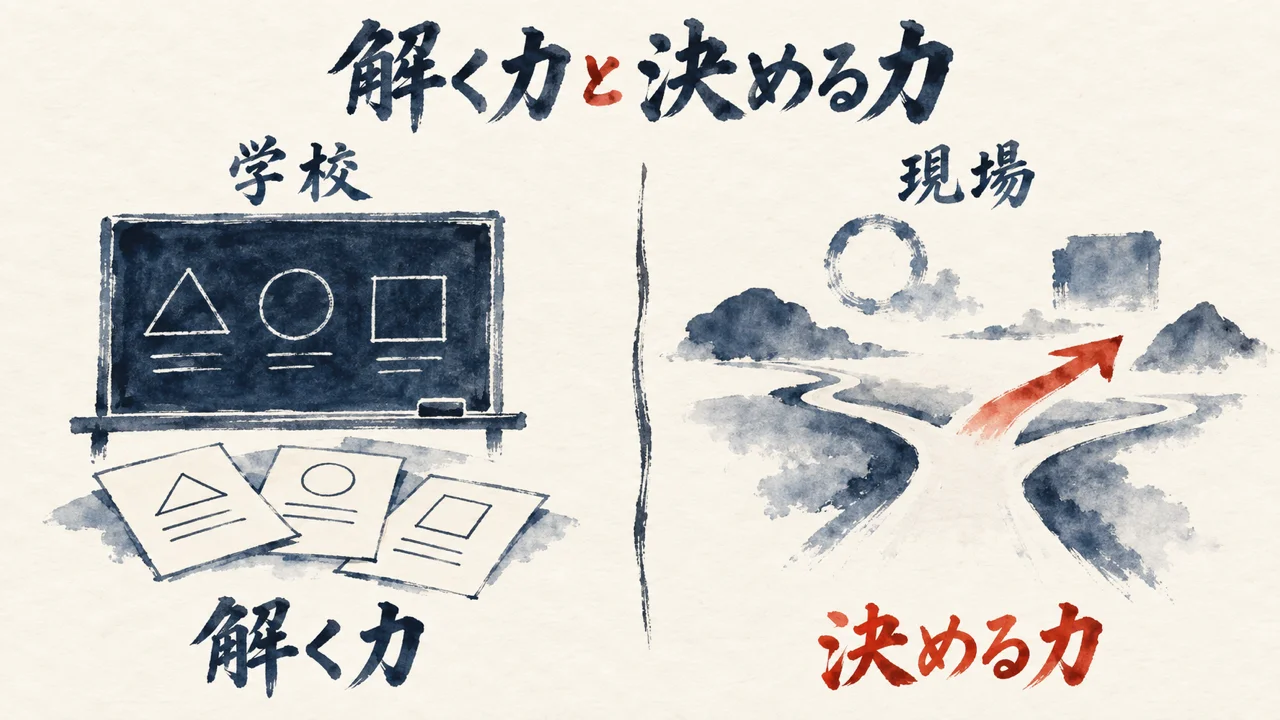 なぜ課題設定できる人は少ないのか。学校は「解く力」しか教えてくれない 図解
