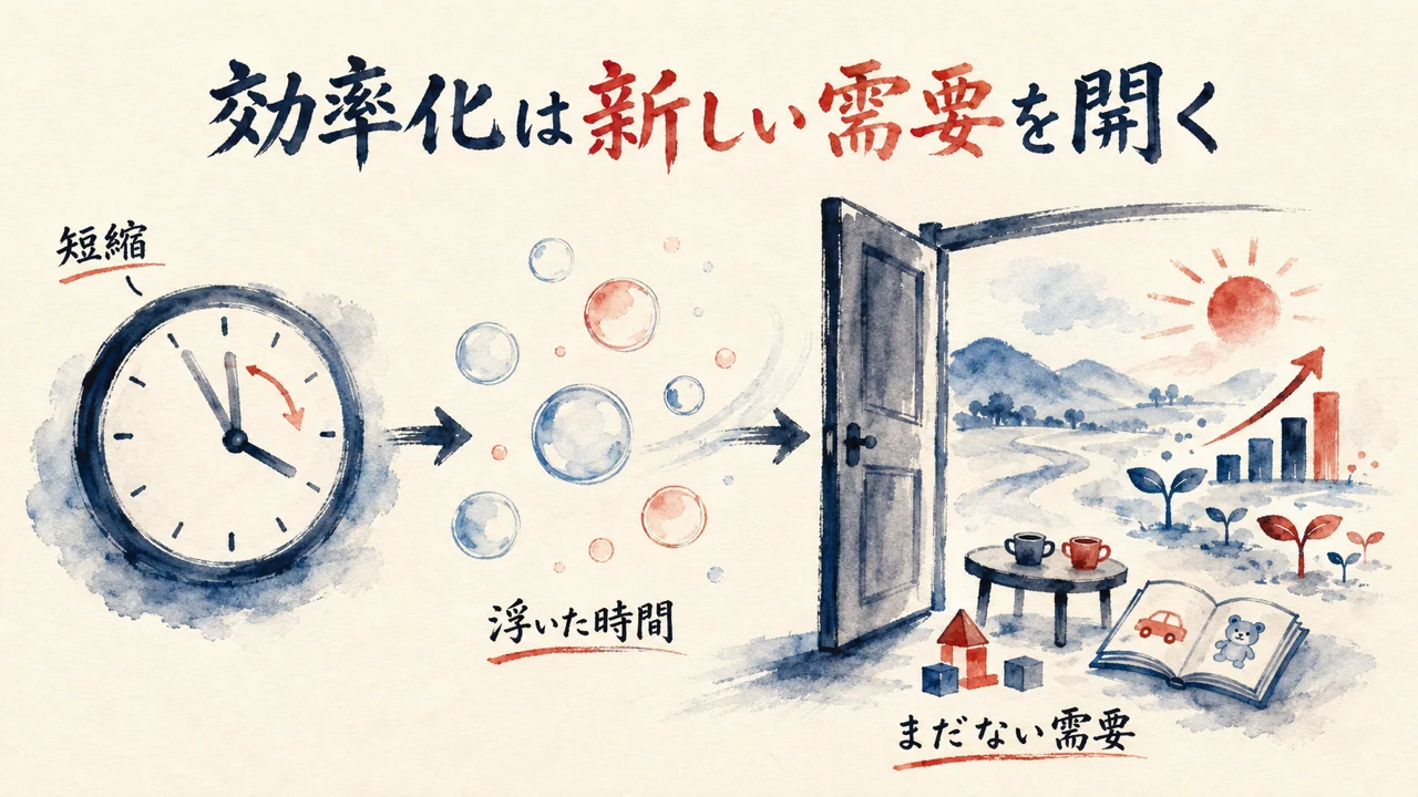 「効率化は、まだない需要を開く」——時間を短縮した先にある新しい市場