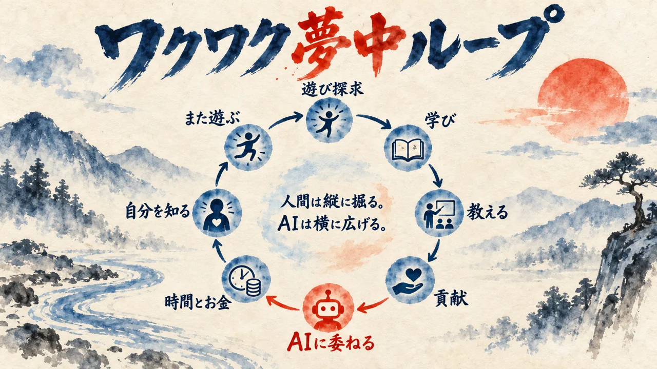 ワクワク夢中ループ。AIに委ねるのはマーケティングとマネタイズ