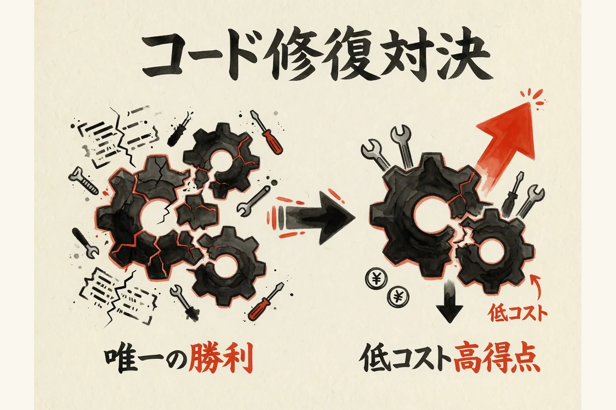 大規模コード修復Codebaseの図解
