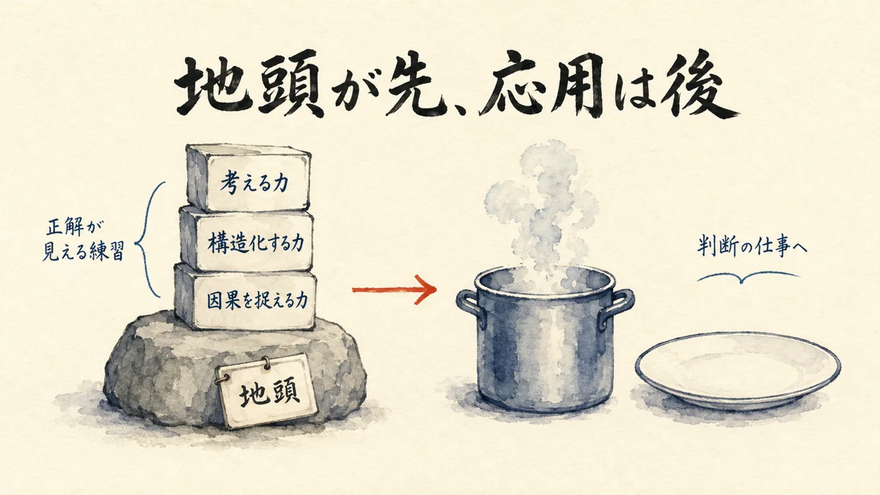 「まず地頭を良くしてから」——コーディングエージェントが土台になる理由