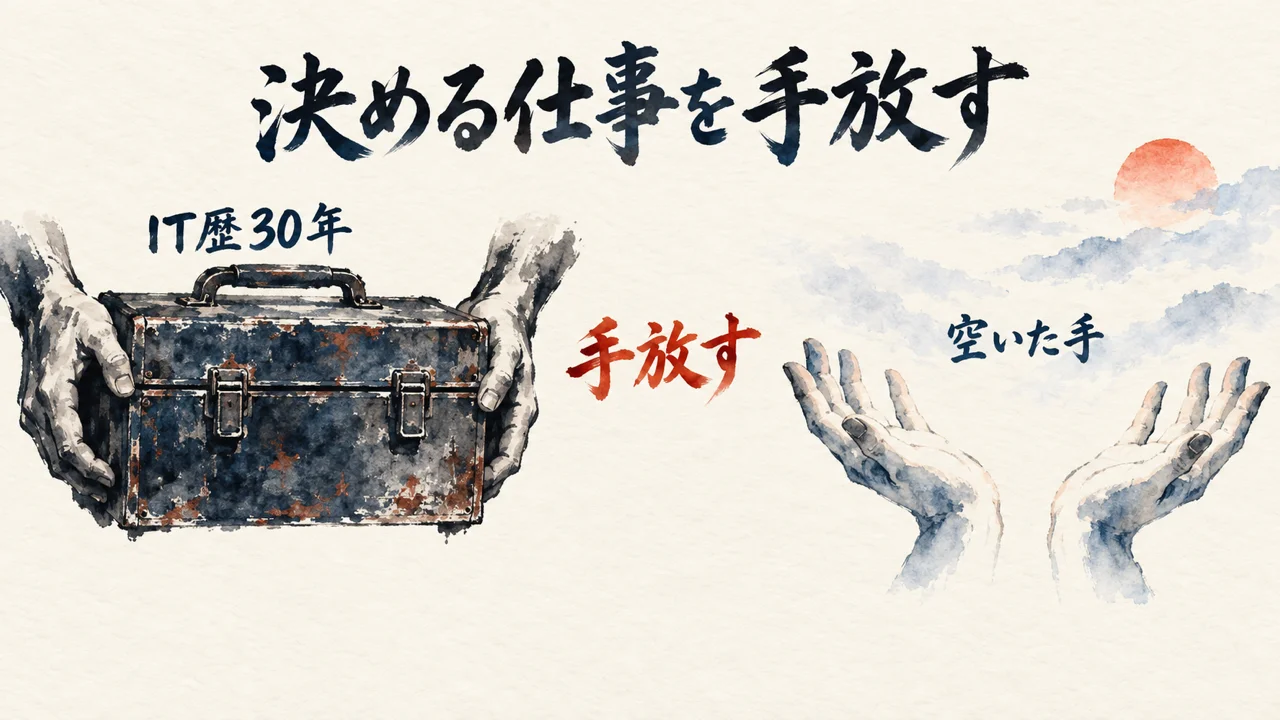 決める仕事を手放す図解