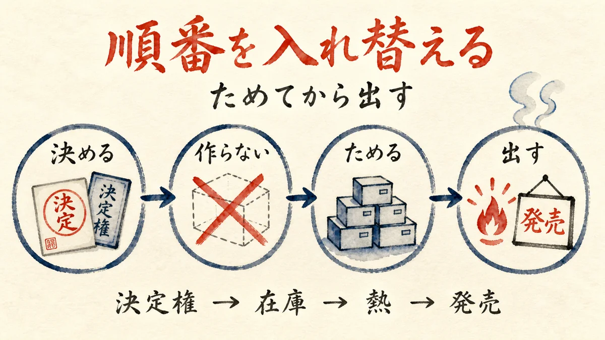 順番を入れ替えるまとめの図解