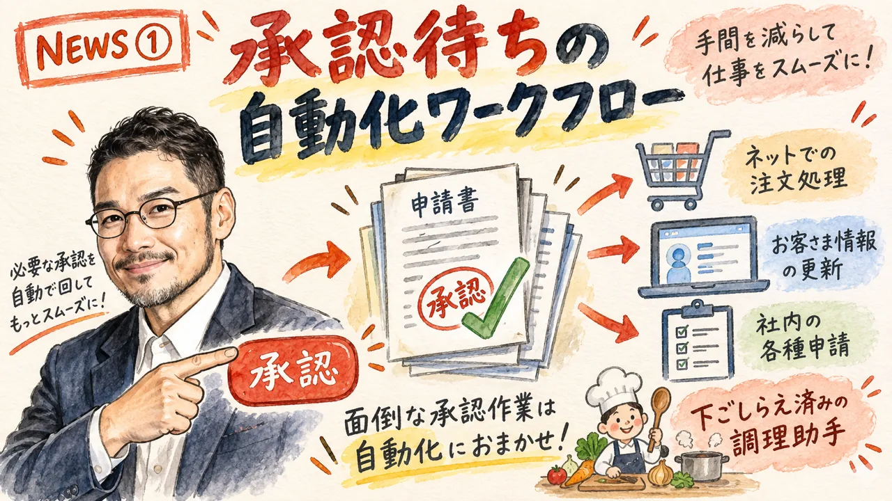 Claude for Small Business 43ワークフロー 承認付き自動化 グラレコ解説