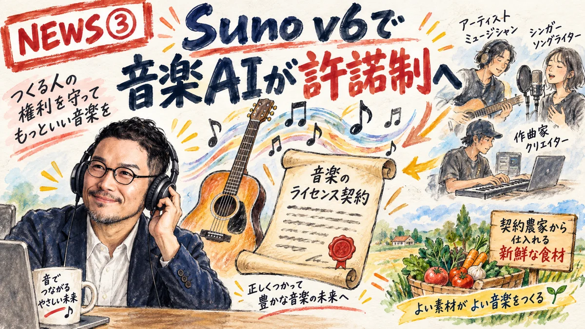 Suno v6 グラレコ解説