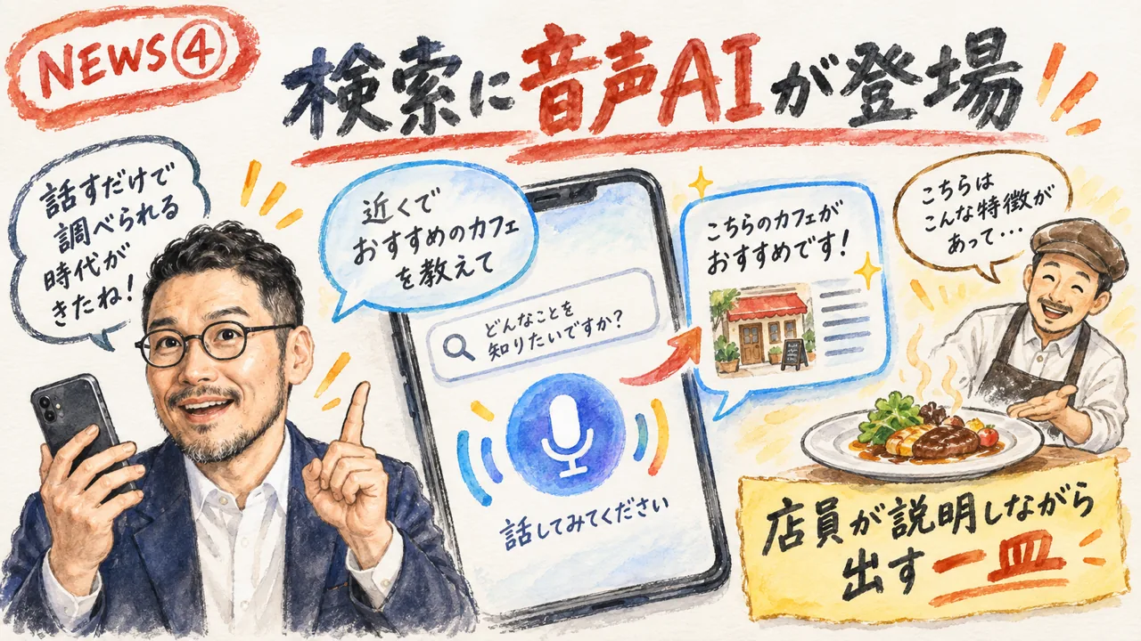 Gemini 3.8 Live Google Search Live AI×SEO グラレコ解説