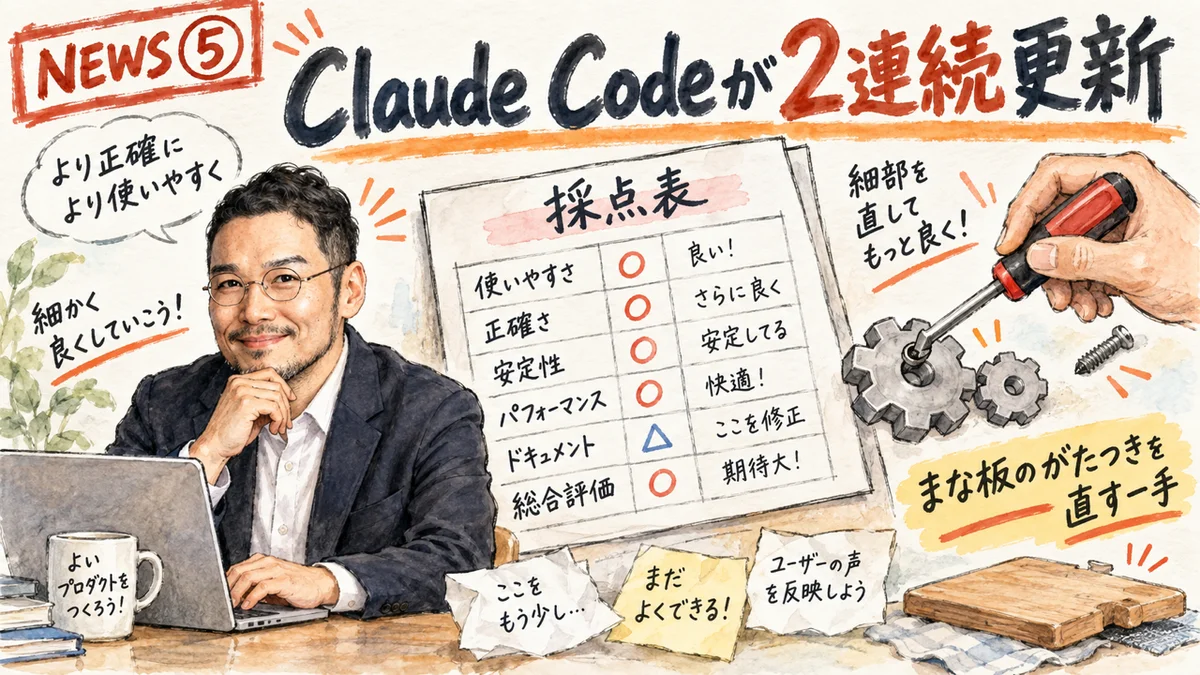 Claude Code v2.1.269 v2.1.270 グラレコ解説