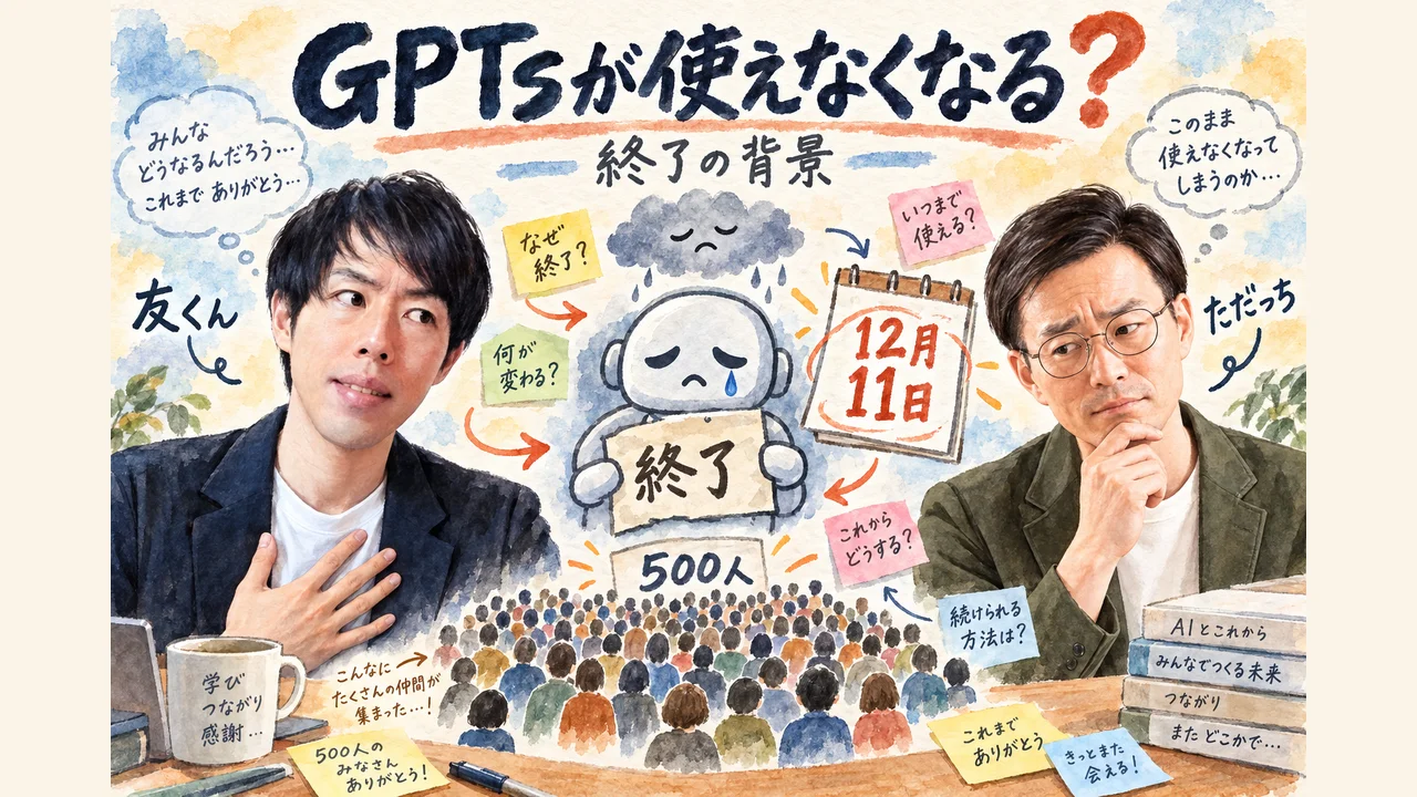 カスタムGPTが終了へ、GPTs研究会の名前の由来と背景
