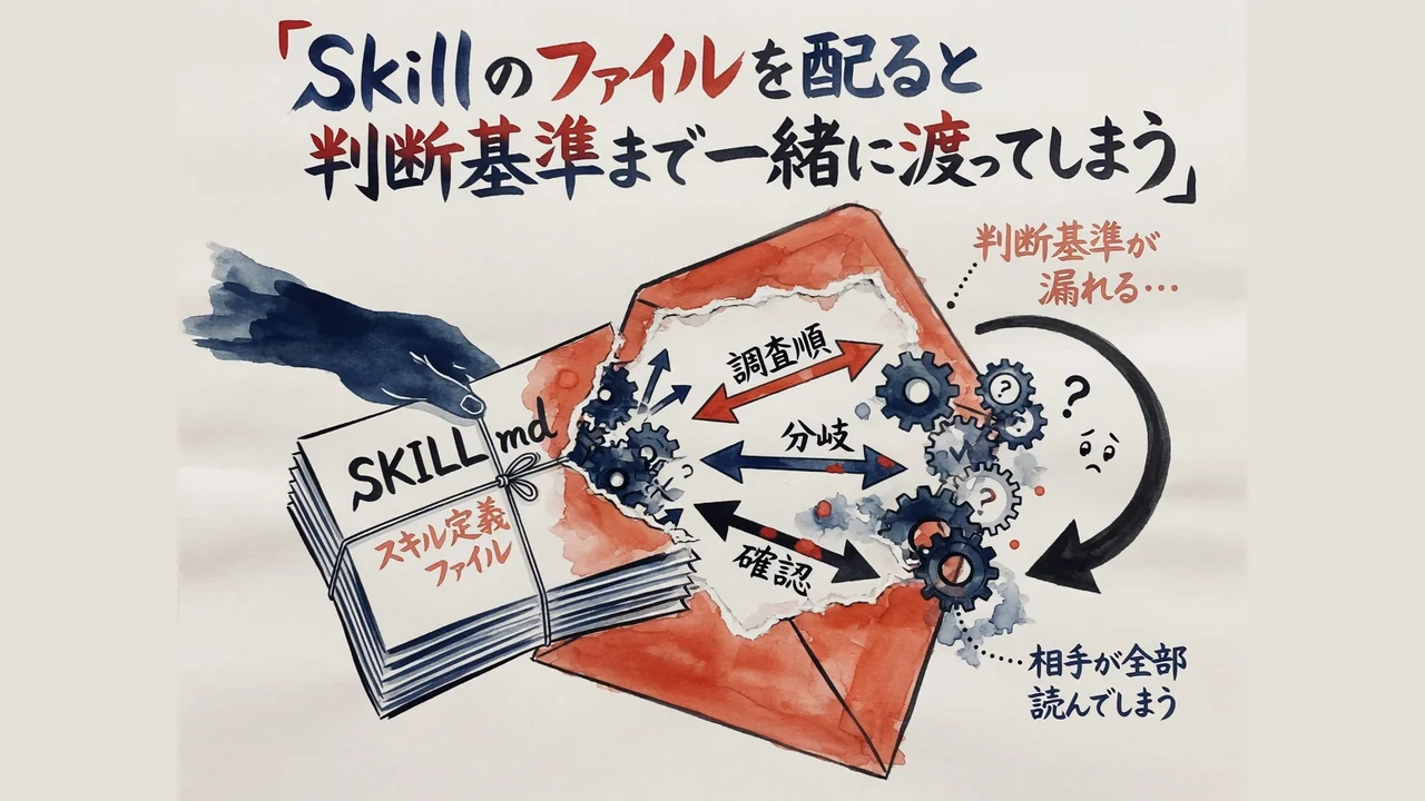 Skillの中身も渡ってしまう悩みの図解