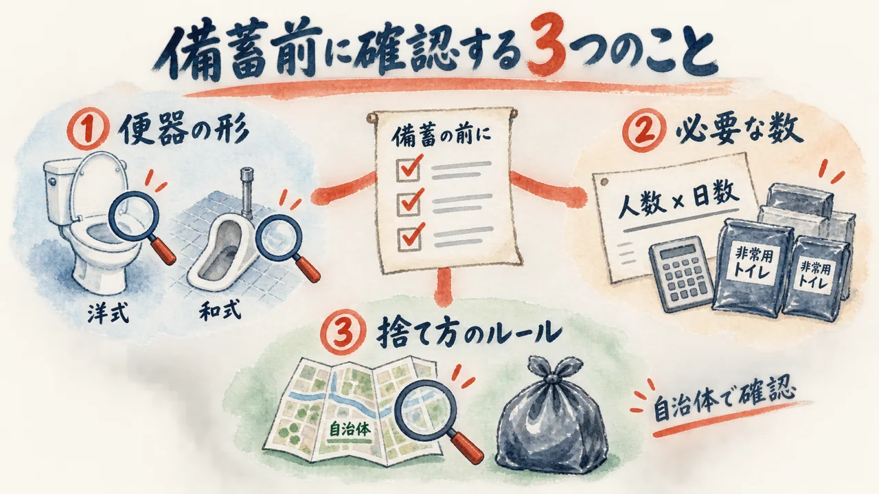 非常用トイレの「備えましょう」の先にある現実。買う前に調べるべきこと