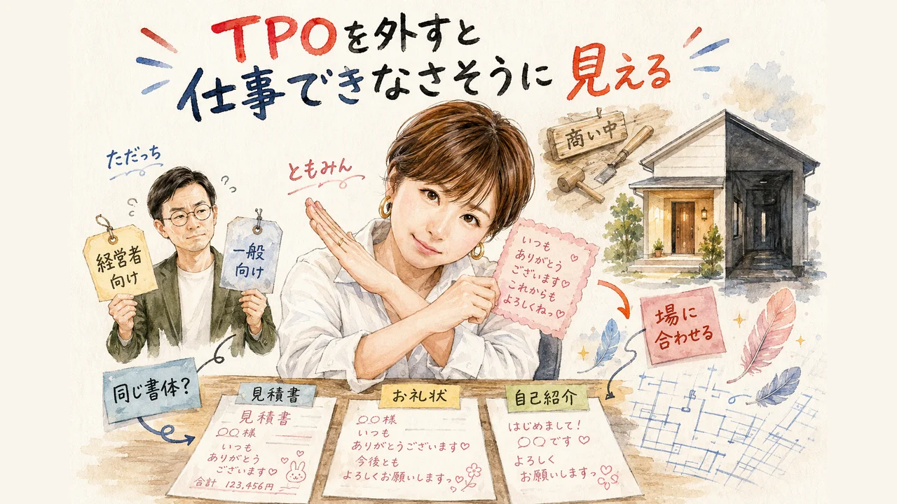 フォントのTPO｜伝達の設計というともみんの解説
