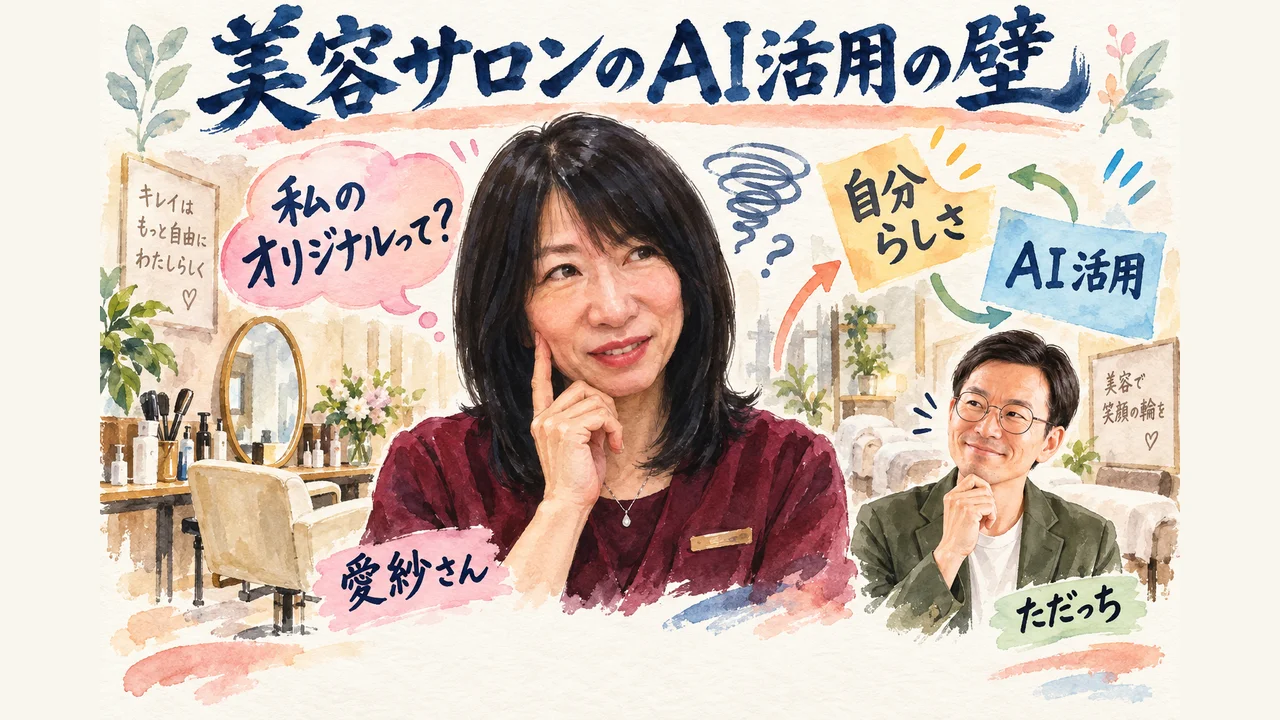 愛されAI講師・愛紗圭珠さんに聞く、美容サロン経営者のAI活用の壁