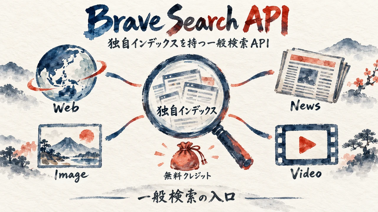 「安心して利用できる正式な検索API」——Brave Search APIの立ち位置