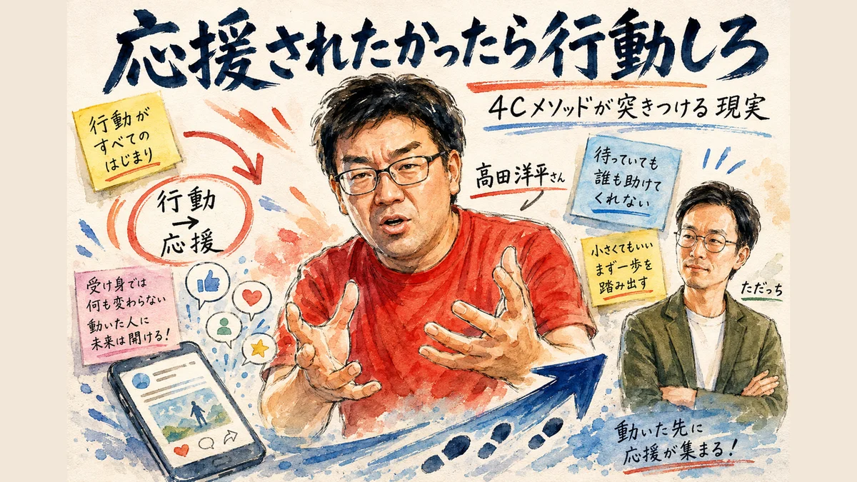 応援されたかったら行動しろ