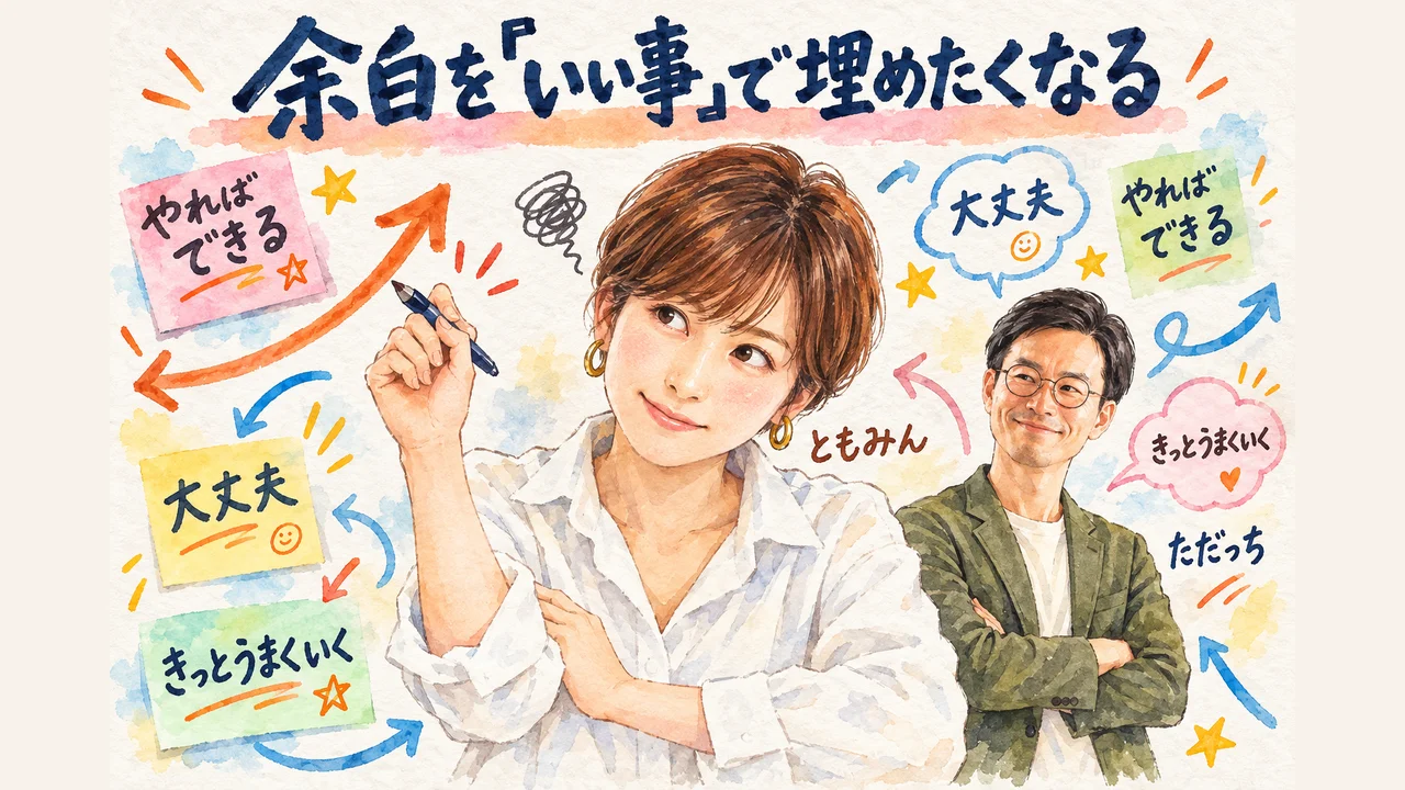 余白があると矢印と吹き出しで「いい事」を埋めたがる 図解