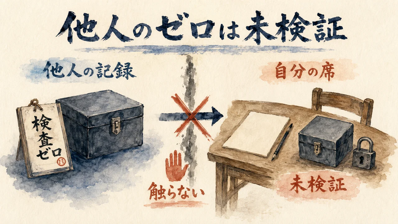 まつにぃさんの席のゼロと、読む側の席の名前を分ける図