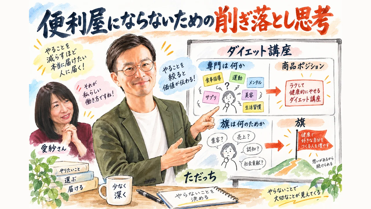 便利屋にならないための削ぎ落とし思考