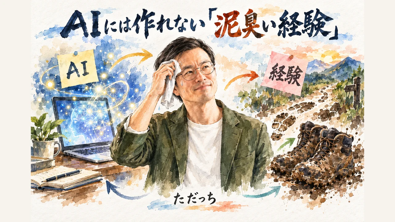AIには作れないのは「泥臭い経験」