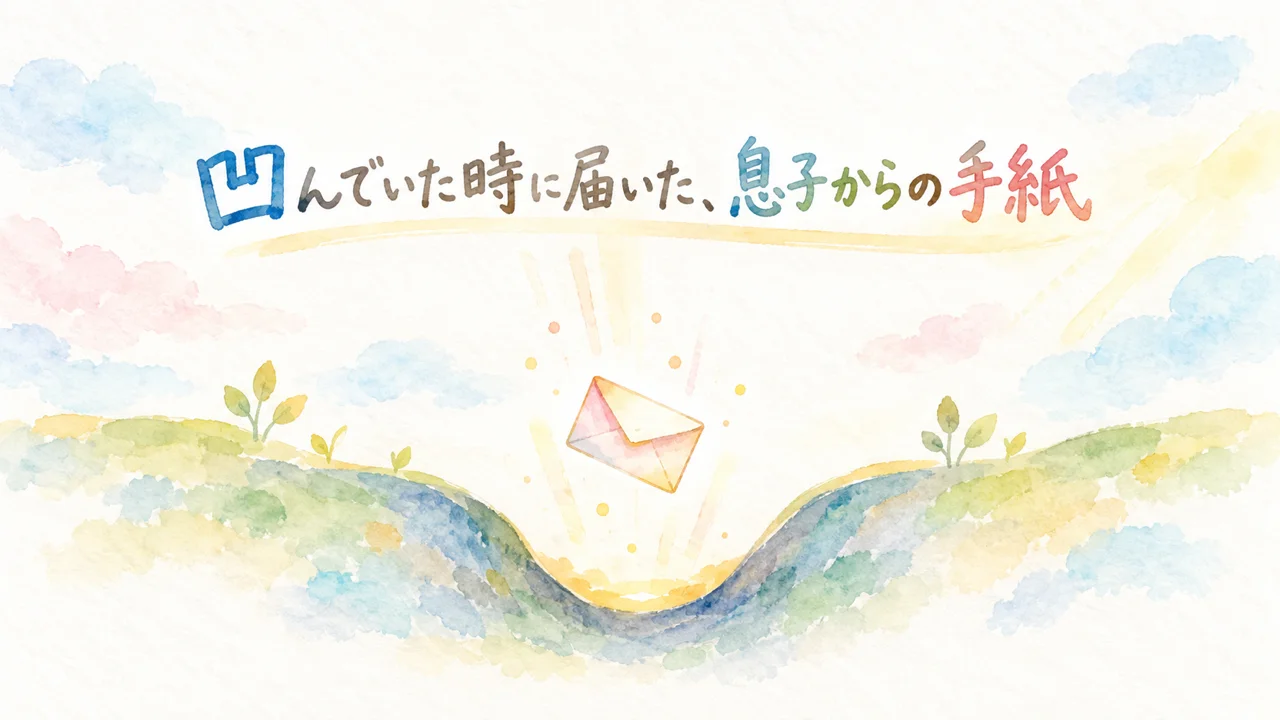 凹んでいた時に届いた、息子からの手紙