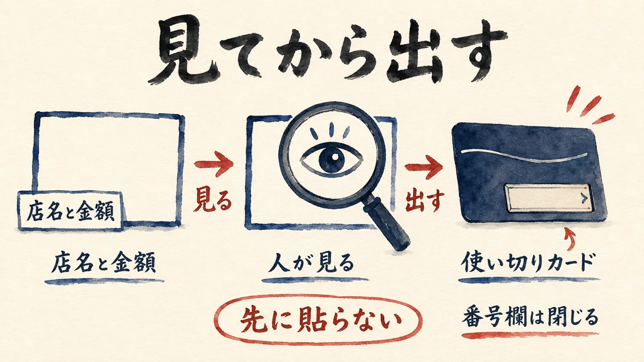 番号は先に置かない