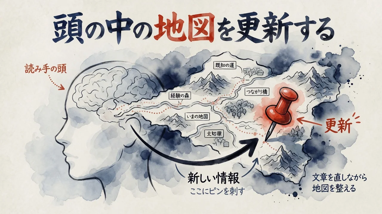 読み手の脳内に地図を作る。直し方の思考プロセス