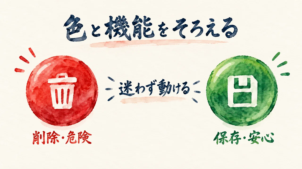 UIデザインの法則50 見出し04図解