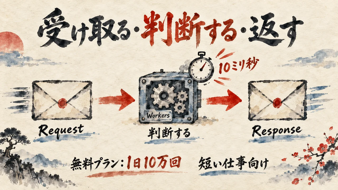 Claude Codeに「/hello に来たら挨拶を返すWorkerを作って」と頼み、自分のパソコンで試すだけやってみ