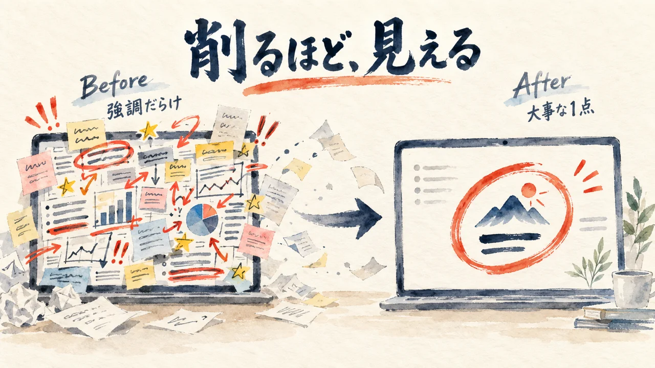 UIデザインの法則50 見出し07図解