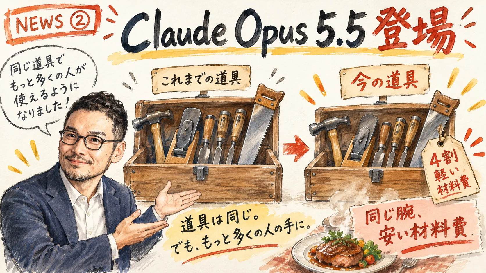 Claude Opus 5.5のグラレコ解説