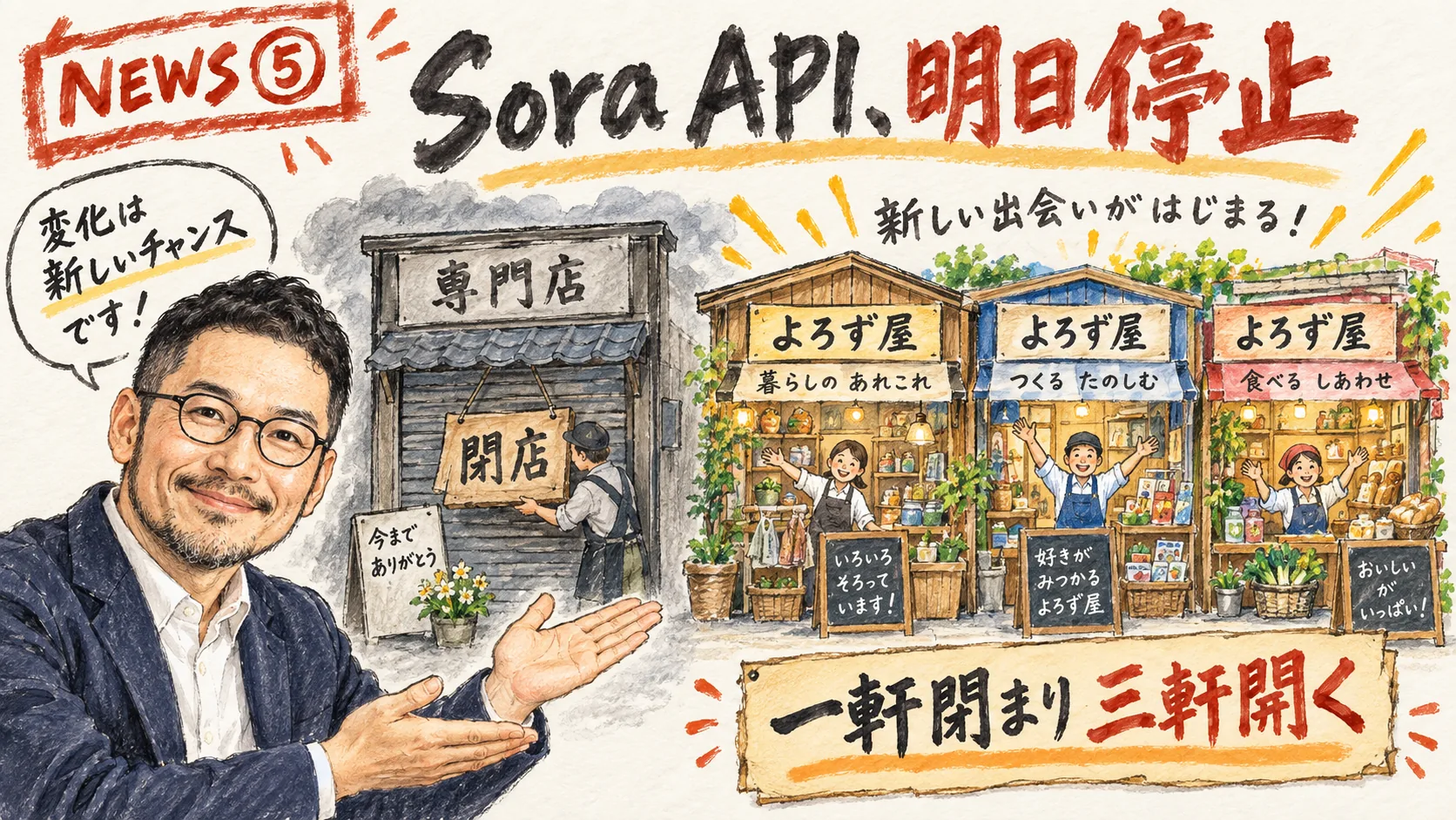 Sora API停止のグラレコ解説