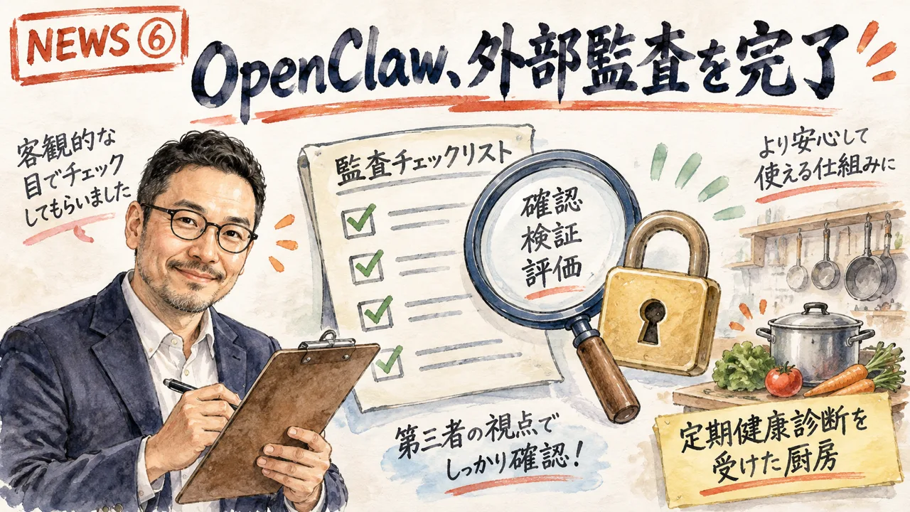 OpenClawセキュリティ監査のグラレコ解説