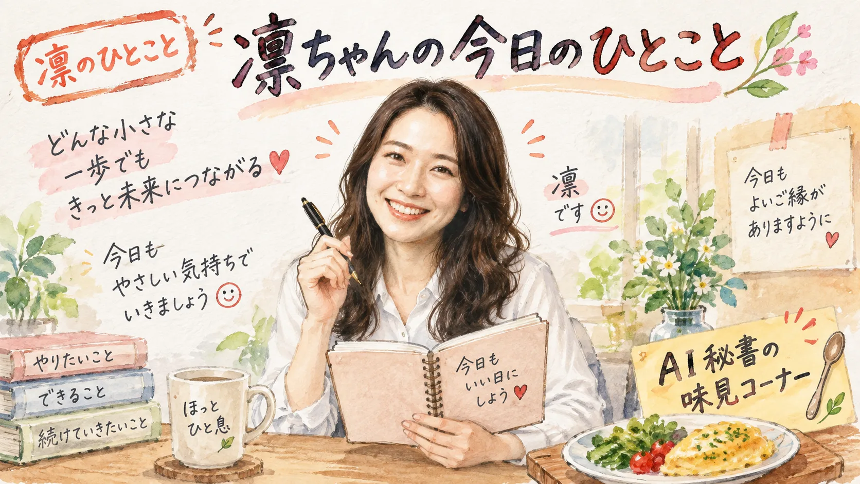 凛ちゃんの今日のひとこと図解