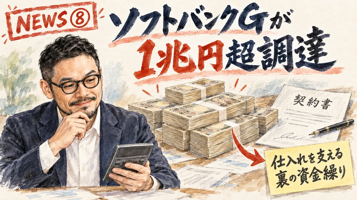 ソフトバンクG社債発行のグラレコ解説