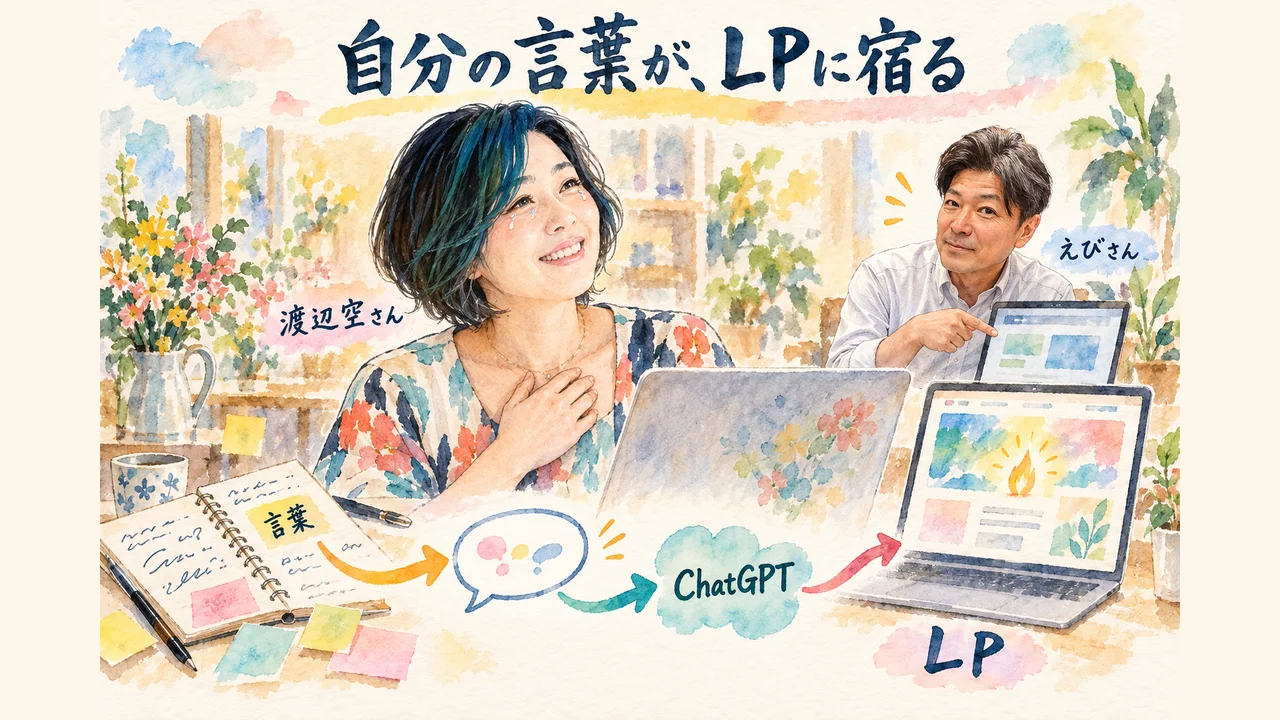 自分の言語化から入るとChatGPTが作るLPに自分らしさが宿る 図解