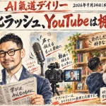 動画もナレーションも無料でGoogleから？YouTubeは「自分で棚を作る」時代に【最新AIニュース】