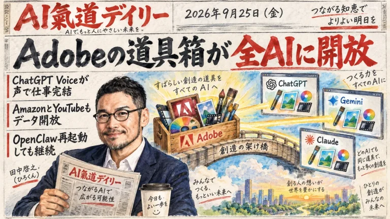 2026年9月25日AIニュースまとめ 新聞風メイン画像