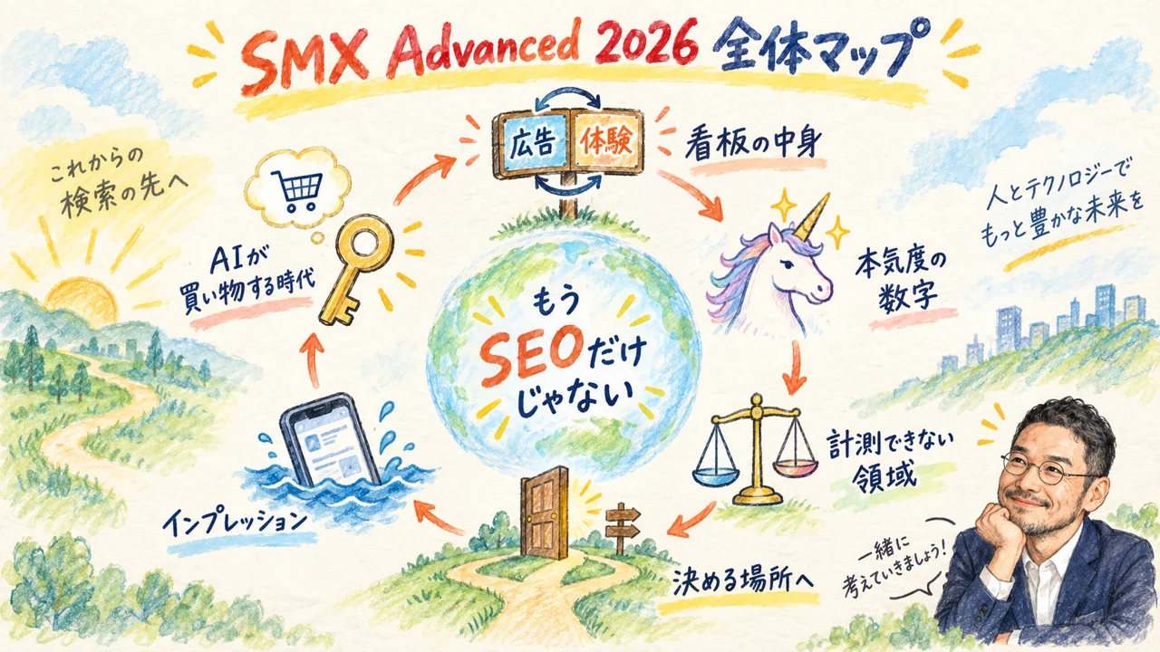 SMX Advanced 2026の全体マップ図解