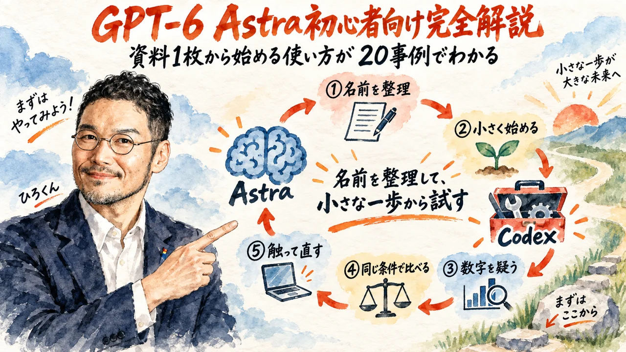 GPT-6 Astraを資料1枚から始める初心者向け解説の図解