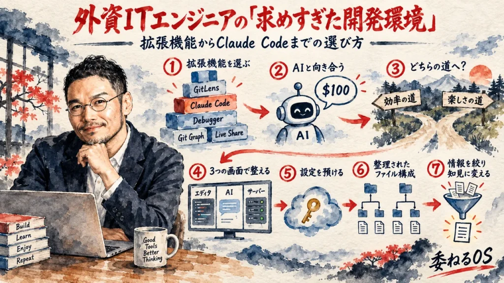 外資ITエンジニアの求めすぎた開発環境——全体図解
