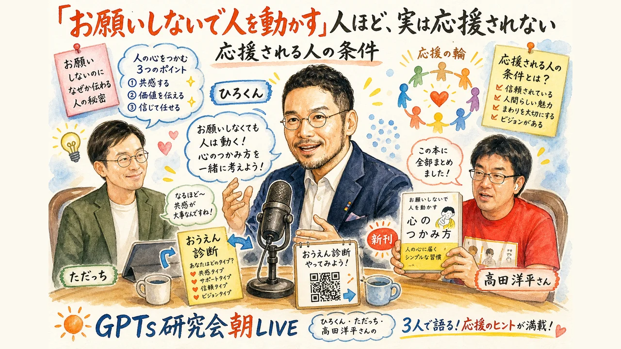 高田洋平さんの新刊「心のつかみ方」、応援されたかったら行動しろ