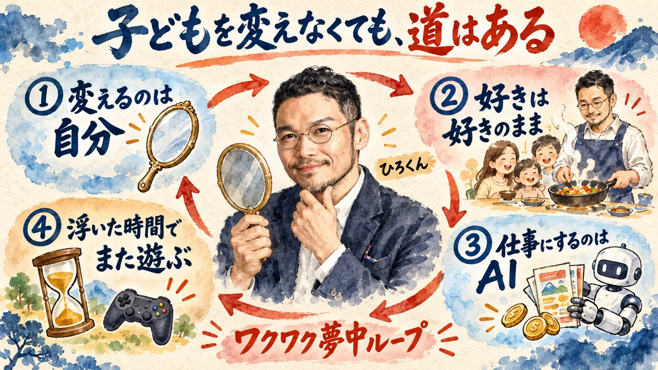 子どもを変えなくても、道はある。好きは好きのまま、仕事にするのはAI