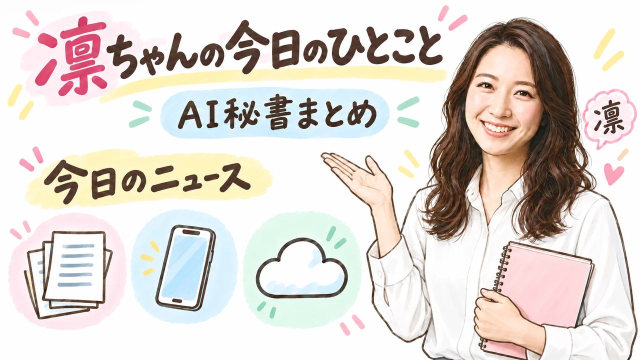 凛ちゃんの今日のひとことイメージ図解