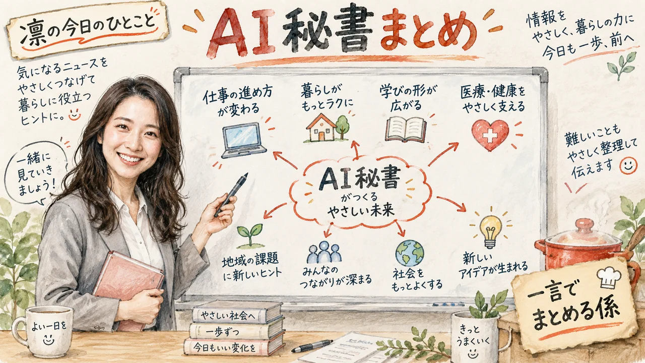 AI秘書凛のまとめイメージ