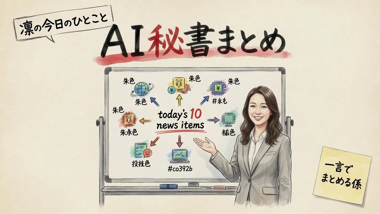 AI秘書凛のまとめイメージ