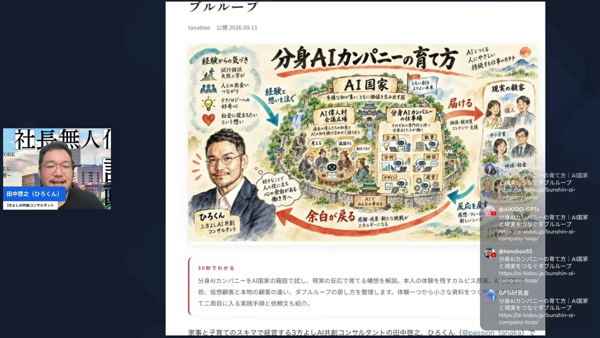 LIVE配信画面(配信 04:30頃)