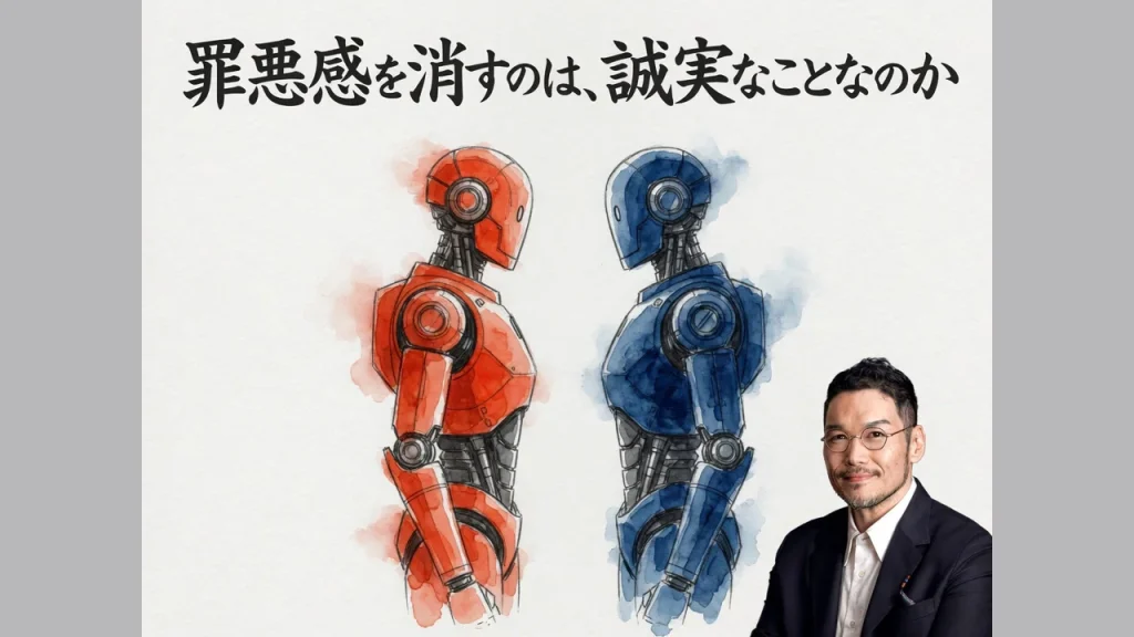 罪悪感を消すのは、誠実なことなのか