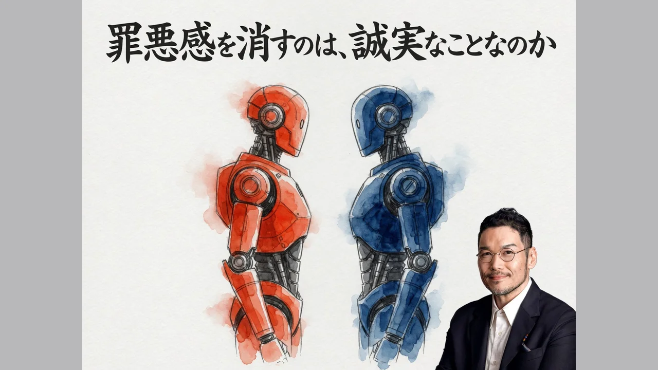 罪悪感を消す派と残す派、AI2体の本質討論カルーセル