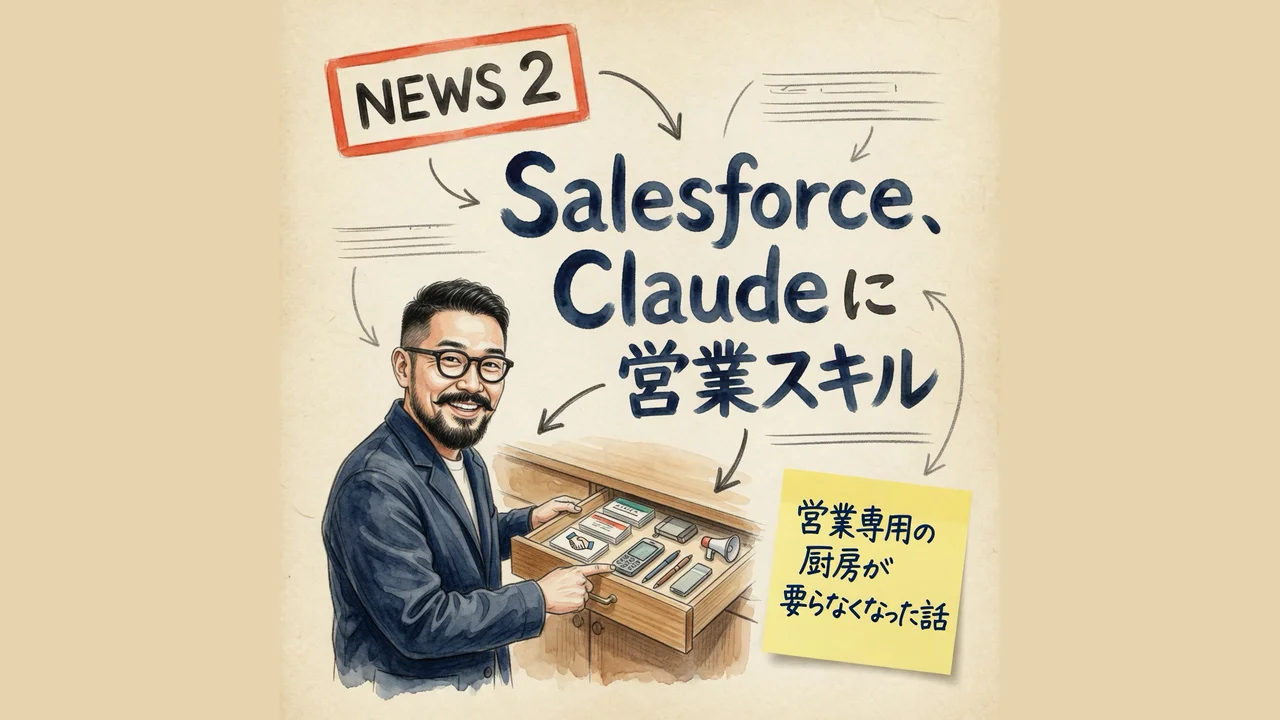 Salesforce in Claudeのイメージ