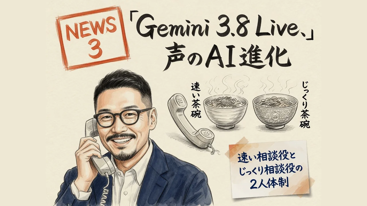 Gemini 3.8 Liveのイメージ