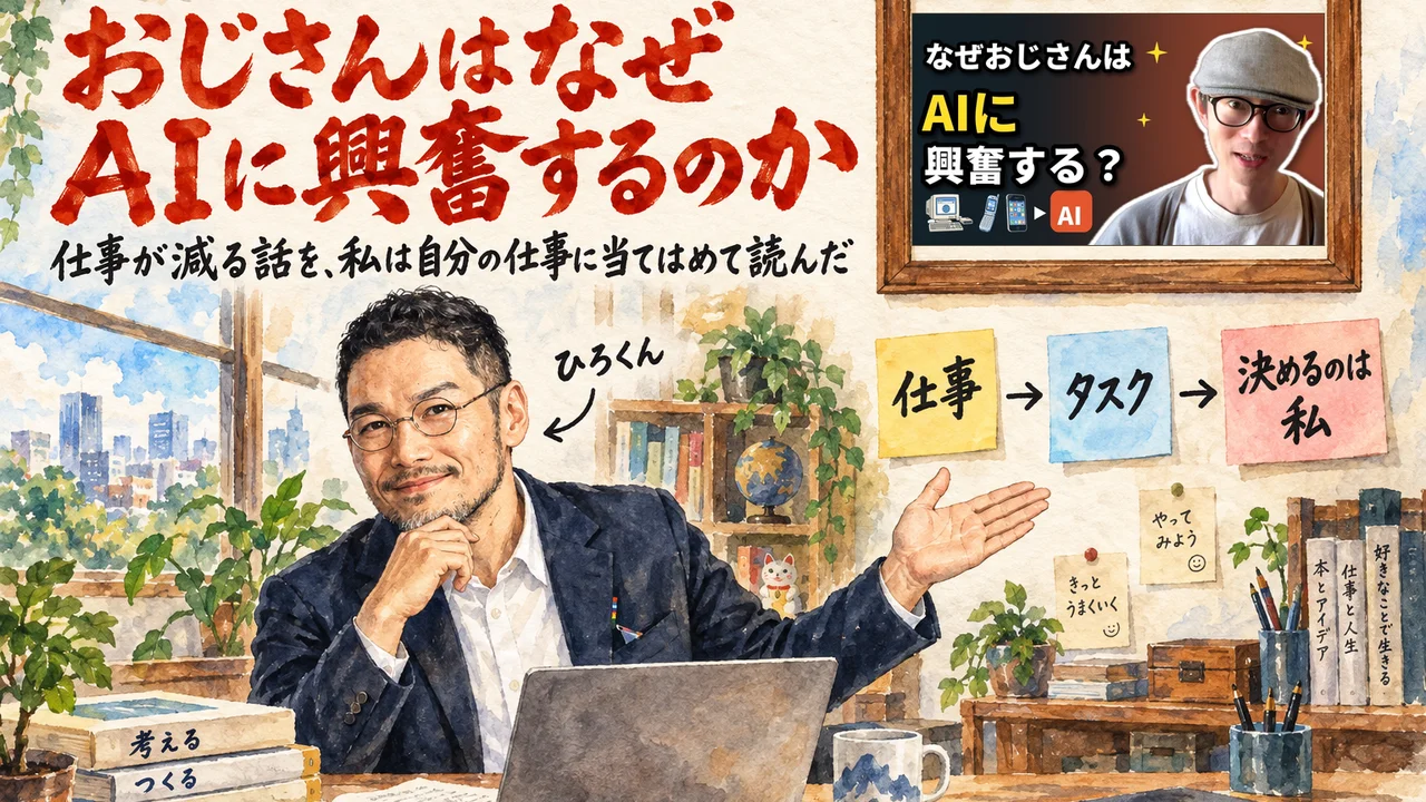 イケハヤさんのおじさんとAIの図解